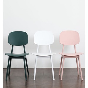 Trendy Candy <b>Chair</b> Plastic Modern Minimalist <b>Dining</b> <b>Chair</b> <b>Stackable</b> Nordic Style Adult Home Use - Product Image 3