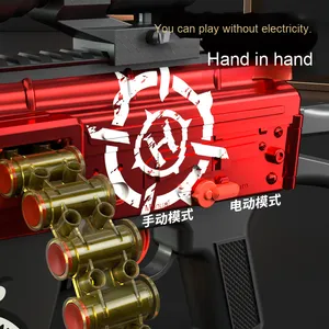 Pistolet à balle molle M416 AKM réaliste PUBG pour pistolet jouet pour garçons tir continu automatique manuel inférieur chaîne de magazines en plastique - Product Image 4