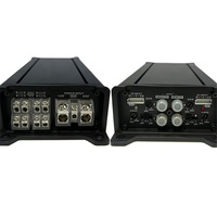 Vente d'usine Amplificateur de puissance audio pour voiture 300W*4 Classe D 4 canaux avec crossovers Subwoofer haute performance Radio HD intégrée 12V