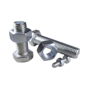 Grau 4.8-12.9 Aço Carbono Hexágono Cabeça Parafusos com Porca Arruela H.D.<span class=keywords><strong>G</strong></span> Fasteners Zincado Ferro Parafuso e Porcas Fabricante - Product Image 1