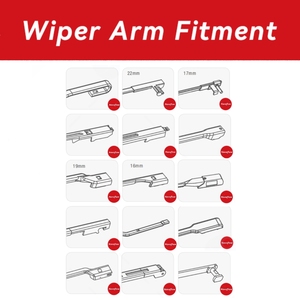 NOVOFLOW Vente en gros d'essuie-glaces plats multifonctionnels de qualité supérieure pour Hyundai I10 I20 I30 I40 VW ID 4 Passat Tiguan - Product Image 6