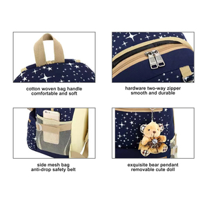 POP DUCK 3pcs/set School Bags for Girls <strong>Women</strong> Backpack School Bags Star Printing Backpack Schoolbag <strong>Women</strong> Travel Bag <strong>Rucksacks</strong> - Product Image 5