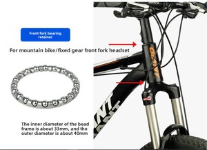 Lot de 4 supports de roulement à billes en acier au carbone pour boîtier de <span class=keywords><strong>pédalier</strong></span> arrière, fourche et <span class=keywords><strong>moyeu</strong></span> de vélo 1/4 1/8 3/8 3/16 5/16 - Product Image 4