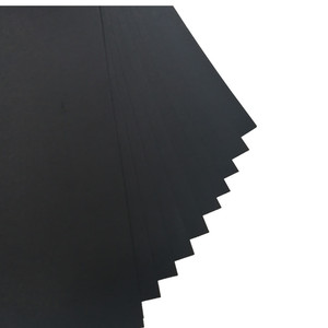 Customized Uncoated Black Craft <b>Paper</b> Sheet Luxury 80gsm~500gsm Coated Cardboard Box Cover Premium Quality - Product Image 3