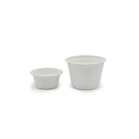 59ml 2oz Wegwerp Compostable Papieren Bekertjes voor Koude Dranken, Snacks, Proefporties, Biologisch Afbreekbaar, Kleine Dompelbekertjes, Camping