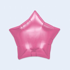 Ballons de fête Globe Foil Estrella Rosa 19\"/48cm Fête des Mères Diplôme Nouvel An Chinois Retour à l'école Saint-Valentin Ramadan - Product Image 1