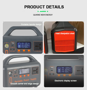 สถานีไฟฟ้าพกพา 500W 461WH, เต้ารับไฟฟ้ากระแสสลับ 220V แบบ Pure Sine Wave และเครื่องกำเนิดพลังงานแสงอาทิตย์สำหรับการตั้งแคมป์ ใช้สำรองไฟบ้าน - Product Image 6