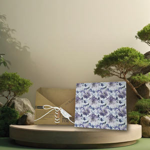 Lila Blumenkästen für Geschenk-und Foto rahmen verpackungen Elegante Geschenk boxen aus lila Papier