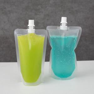 Bolsas de Plástico Transparentes con Boquilla para Bebidas y Jugos, de Grado Alimenticio, Desechables, de 200 ml y 30 ml, Marca HX, BOPP+PET+PE - Product Image 1