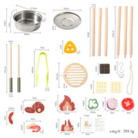 Jouets de puzzle transfrontaliers, Cognition des ustensiles de cuisine, Légumes de cuisine, Barbecue et Jouets de puzzle pour jeux à la maison