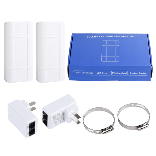 EDUP Wireless Bridge Router Outdoor 2.4G/5.8Ghz Long Range 1KM LED Display WiFi Signal Repeater Network Bridge POE