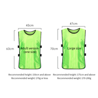 Wanmei Gilet d'entraînement de football personnalisé, T-shirt publicitaire, Cape de coiffure pour activités sportives, Tabliers économiques