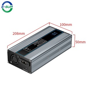 Chargeur de véhicule électrique E-SUN 700W 48V-230V réglable, portable, numérique, pour moto et tricycle - Product Image 1