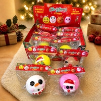 Jouet à presser de Noël à remontée lente, anti-stress, avec visage de dessin animé DIY, monstre moelleux et mignon, pour enfants et adultes, vente en gros