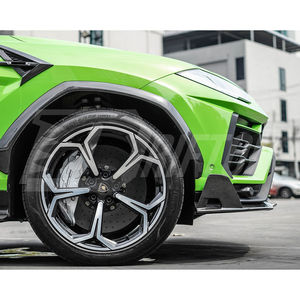 Labio de parachoques delantero de fibra de carbono seco estilo MSY para Lamborghini URUS 2018-2022 - Product Image 4