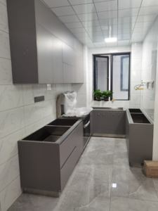 Mobili da <span class=keywords><strong>Cucina</strong></span> Personalizzati Isola <span class=keywords><strong>Cucina</strong></span> Villa/Casa Stile Moderno di Lusso Mobile Contenitore da <span class=keywords><strong>Cucina</strong></span> a Forma di U in Acciaio Inox - Product Image 6