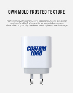 <span class=keywords><strong>Chargeur</strong></span> mural australien double port Type C et USB PD QC 30W réel GaN rapide pour Apple iPhone Samsung A17 Honor X9b <span class=keywords><strong>Motorola</strong></span> - Product Image 4