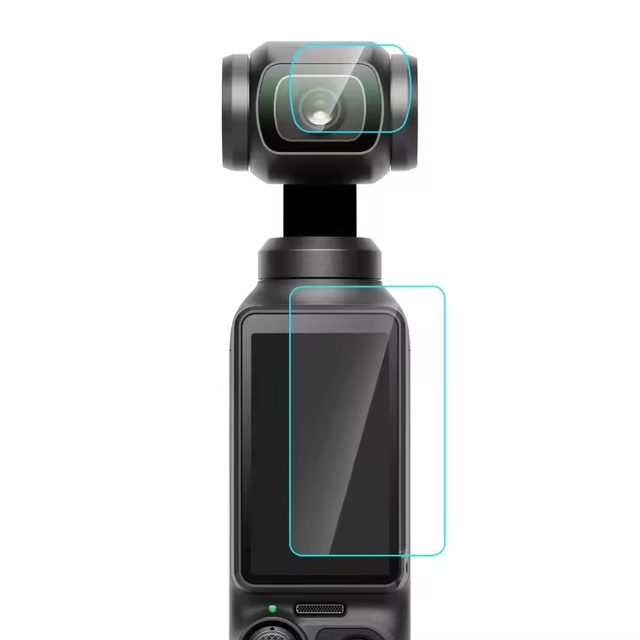 9H Tempered Glass Camera Lens Screen Protector for DJI OSMO Pocket 3 2 Anti-Scratch Protective Film for DJI Pocket3 Pocket2