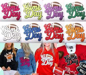 Vente en gros de vêtements à sequins au fer sur patch pour les matchs de football pour femmes - Product Image 2