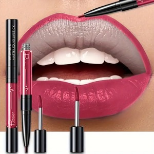 Offre Spéciale Pudaier brillant à lèvres mat longue durée <span class=keywords><strong>crayon</strong></span> à lèvres deux en un lèvres dodues - Product Image 1