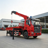 Grue montée sur camion de 8 tonnes, flèche droite en U à 5 sections, hauteur de levage de 18,5 m, grue de camion sur châssis CQ1187ES1ZJ