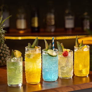 Tazas Tiki hawaianas de diseño creativo de alta calidad, copas Tiki de copa de cóctel <span class=keywords><strong>Tropical</strong></span>, copa de champán Martini para Bar - Product Image 2
