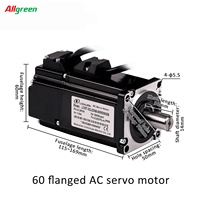 Kit Pengontrol Motor Servo AC A4 220V 1.5/2.8/3.5A 3000rpm 200/400/600W 0.637/1.27/1.91N.m Kit Penggerak Motor Servo AC