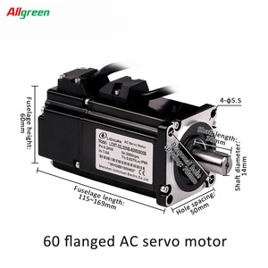 Allgreen A4 220V 1.5/2.8/3.5A 3000rpm 200/400/600W AC Servo <b>Motor</b> <b>Controller</b> Kit 0.637/1.27/1.91N.m AC Servo <b>Motor</b> Drivers Kit - Product Image 5