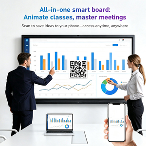 ไวท์บอร์ดอัจฉริยะแบบสัมผัสขนาด 65 นิ้ว LED 4K UHD ระบบปฏิบัติการคู่ Android และ <span class=keywords><strong>Windows</strong></span> สำหรับการสอนและการใช้งานในสำนักงาน - Product Image 4