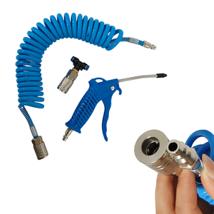 Pistolet souffleur de poussière pour compresseur d'air, kit d'admission d'air pneumatique, buse de charge, outil de nettoyage - Product Image 6