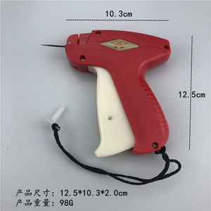 Sheng Nan Tagging Gun 4.3Cm Needle Red Plastic Handheld For Clothing Labeling - Product Image 2