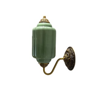 French Style <b>Wall</b> Lamp Led E27 <b>Switch</b> Control For Living Room Bedroom Hallway Bathroom Mirror <b>Light</b> Green Jade Color - Product Image 5
