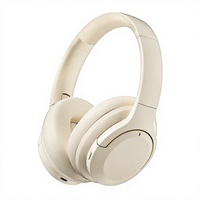 Headphone ANC Over Ear Nirkabel 3.5mm Berkabel, Headset Gaming Nyaman dengan Codec AAC, Suara Dinamis untuk Perjalanan, Kantor, dan Komuter