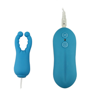 Angel 10-Funktionen Nippel- & Penis-Clips Silikon Vibrierender Persönlicher Massager Batteriebetrieben Wasserdicht Geräuscharm Umweltfreundlich