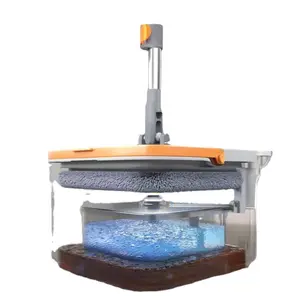 Separate clean water and sewage to clean dirt separation Hand-free mop Quick-drying Wet and dry Lazy Swivel mop