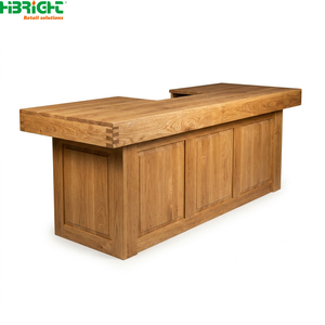 Stainless Steel <b>Checkout</b> <b>Counter</b> Retail Pay Desk Cash <b>Counter</b> With Drawer for Shopping Mall Supermarket - Product Image 6