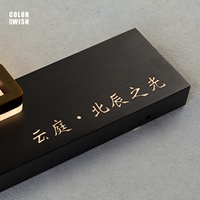 Letrero LED para Número de Casa, Acero Inoxidable, Impermeable, Montado en Pared, Placa de Dirección Iluminada Personalizada, para Exteriores, Villa, Patio