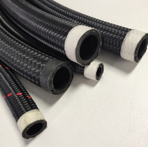 Corde de carburant tressée, ligne de carburant, en caoutchouc, Nylon noir, acier inoxydable, 40 pieds, tuyaux d'huile, gaz et de carburant, NBR 3/8 #6 # an6 6AN - Product Image 1