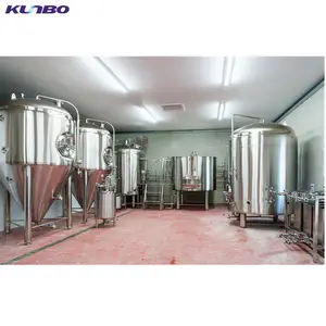 KUNBO 300L/500L/1000L/2000L bira ekipmanı bira fermantasyon anahtar teslimi bitki için Bar/barlar