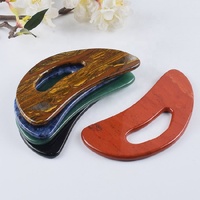 Planche de massage Gua Sha en pierre de jade naturelle en gros, outil de raclage manuel pour le corps et les fascias musculaires, pour le drainage lymphatique