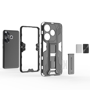 Custodia per telefono con supporto per cavalletto in morbido TPU con magnete antiurto per Xiaomi <span class=keywords><strong>Poco</strong></span> F6 F5 X6 <span class=keywords><strong>Pro</strong></span> <span class=keywords><strong>X3</strong></span> Note13 - Product Image 4