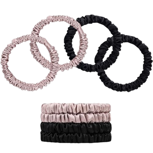 ยางรัดผมไหมแท้ 100% กว้าง 1 ซม. สำหรับเด็กผู้หญิง - Product Image 1