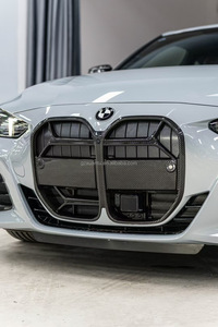 Aileron de lèvre arrière en Fiber de carbone Style KB avec lumière pour Audi A7 S7 diffuseur de lèvre de pare-chocs arrière16-18 - Product Image 4