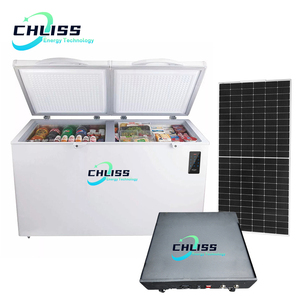 Congélateur coffre solaire commercial télécommandé avec serrure électronique pour quais - Product Image 1