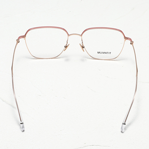 Gafas de Titanio Rectangulares con Montura Completa, Corrección de Visión, Ligeras, Unisex, Monturas para Adultos, Color Sólido - Product Image 5