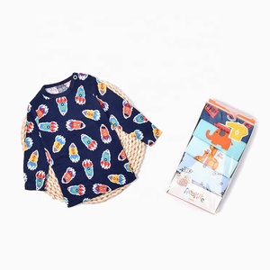 <span class=keywords><strong>Vêtements</strong></span> pour bébés filles printemps-automne, t-shirts rayés à manches longues, logo personnalisé - Product Image 2