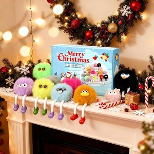 Ensemble <span class=keywords><strong>de</strong></span> pendentifs en peluche <span class=keywords><strong>de</strong></span> Noë<span class=keywords><strong>l</strong></span> en forme <span class=keywords><strong>de</strong></span> petit monstre, design animal <span class=keywords><strong>de</strong></span> dessin animé, <span class=keywords><strong>porte</strong></span>-clés surprise en peluche - Product Image 4