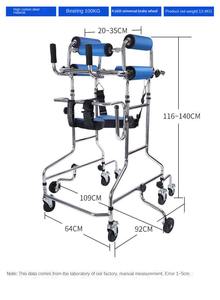 Ausili per la deambulazione per adulti che camminano per emiplegia anziani regolabili in altezza per la riabilitazione dell'emiplegia da ictus - Product Image 6