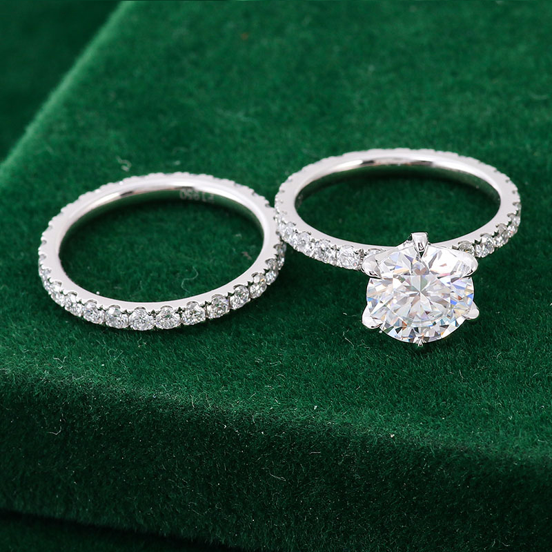 แหวนมอยส์ซาไนต์ทองแท้ 18K