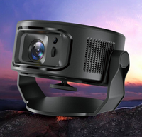 Projecteur intelligent HY300MAX, 720P natif, 200 ANSI Lumens, Correction trapézoïdale automatique, Android 14, WiFi6 double bande pour cinéma maison